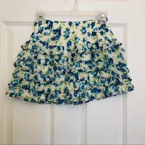Hollister Girls Skirt Ruffled Tiers XS VG +